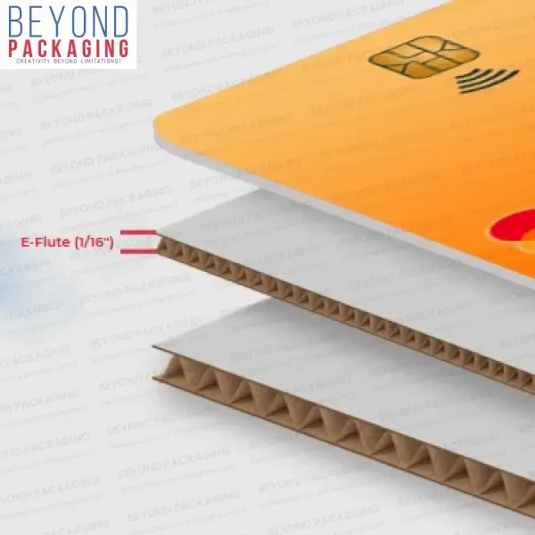 Corrugated Cardboard E Flute Stock