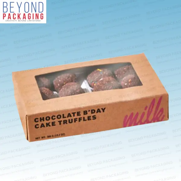 Kraft Truffle Boxes