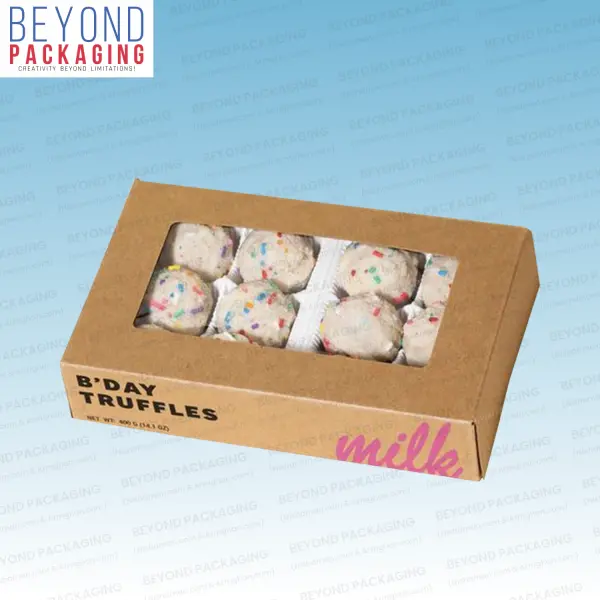 Kraft Truffle Boxes