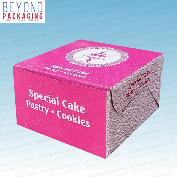 Pink Bakery Boxes