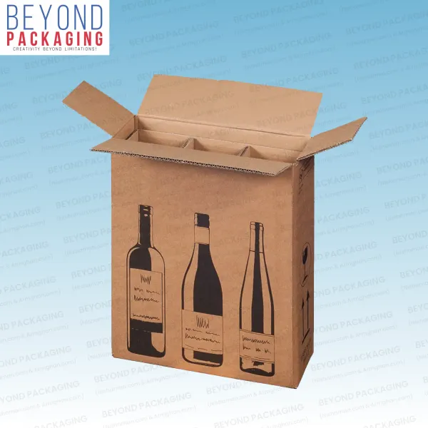 Corrugated Wine Bottle Boxes