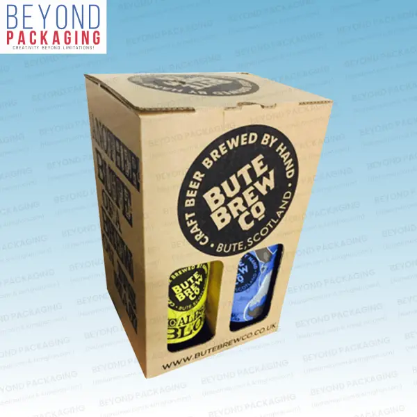 Kraft Corrugated Beer Cans Boxes