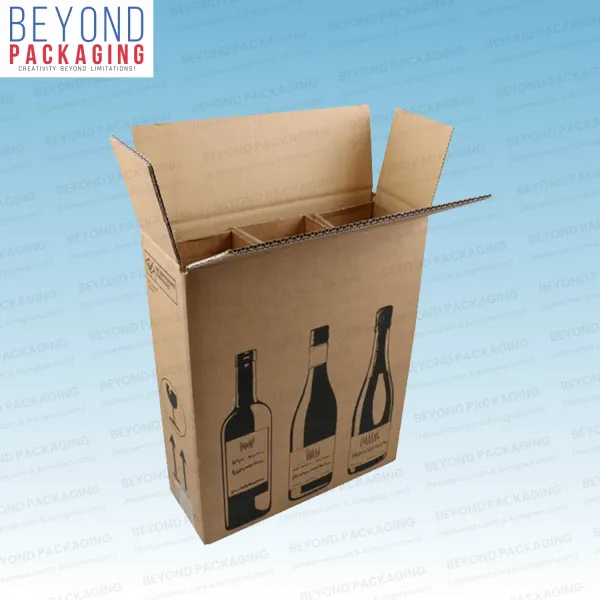 Corrugated Wine Bottle Boxes