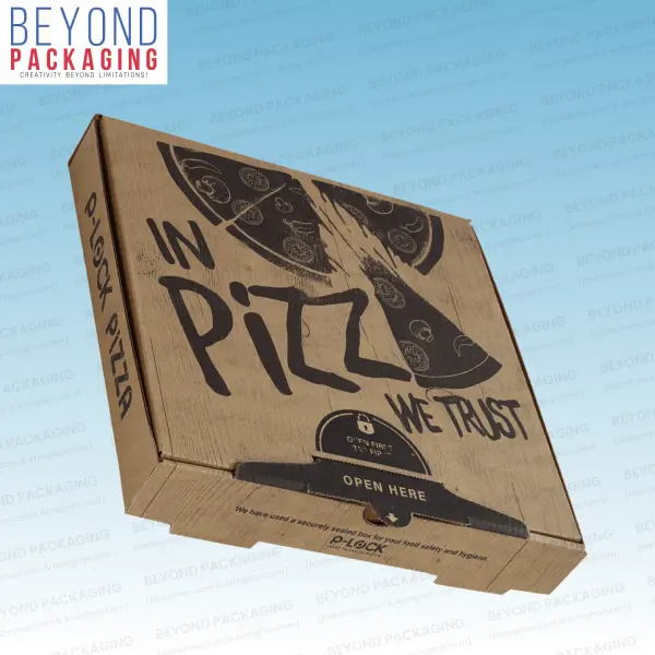 Kraft Corrugated Pizza Boxes
