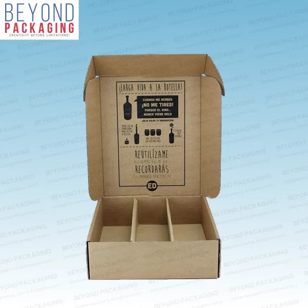 Corrugated Wine Bottle Boxes
