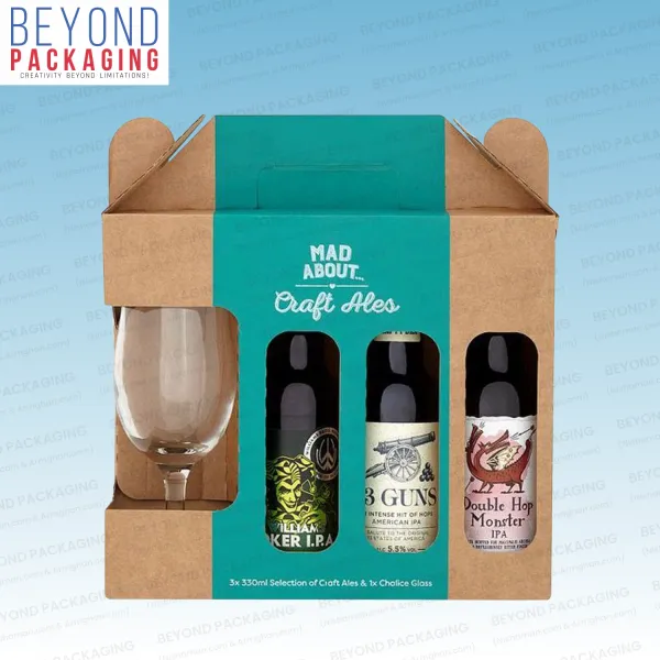 Kraft Beer Bottle Boxes