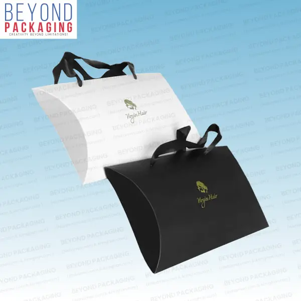 Pillow Boxes for Hair Extensions