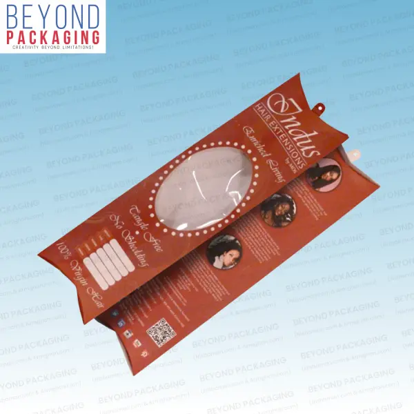 Pillow Boxes for Hair Extensions