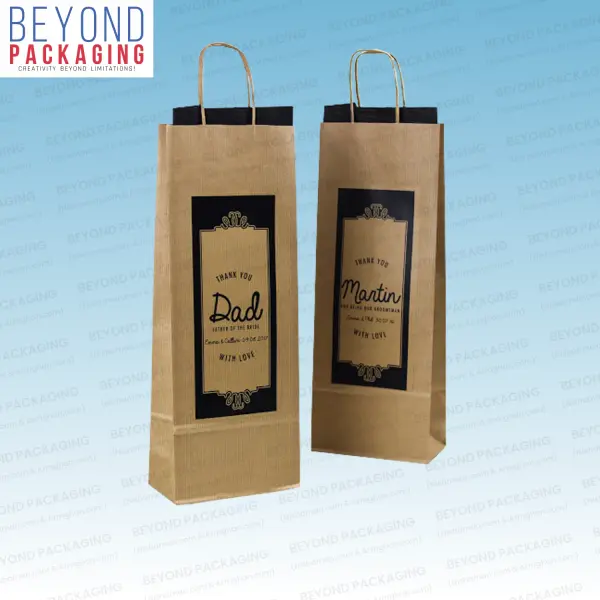 Kraft Bottle Bags