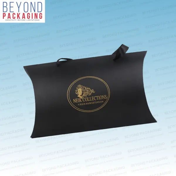 Black Pillow Boxes