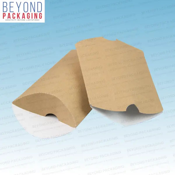Kraft Pillow Boxes