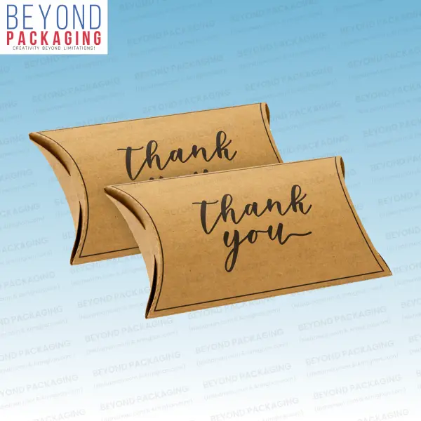Kraft Pillow Boxes