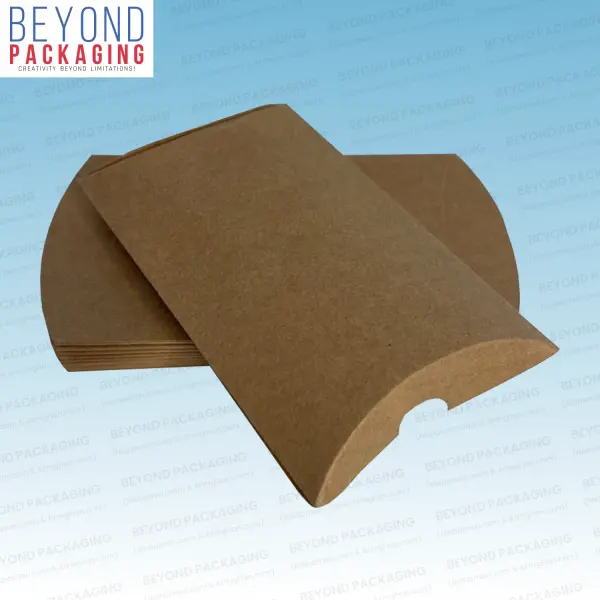 Kraft Pillow Boxes