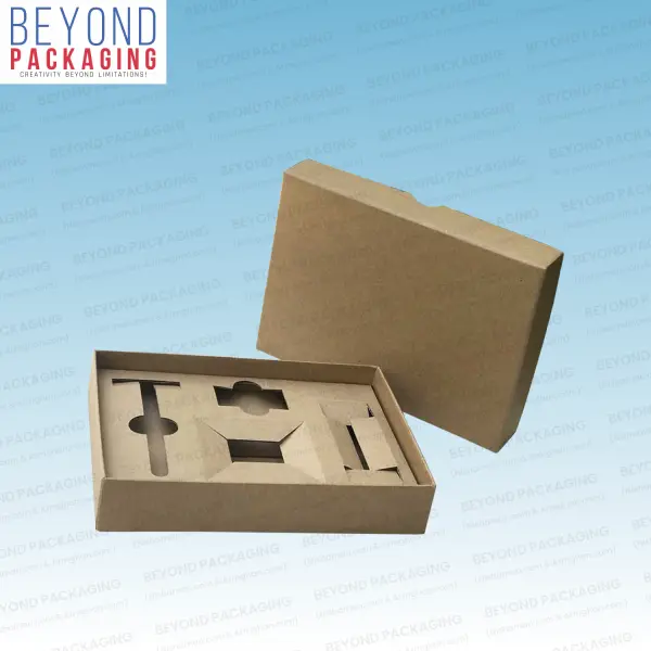 Kraft Rigid Two Piece Lid Boxes