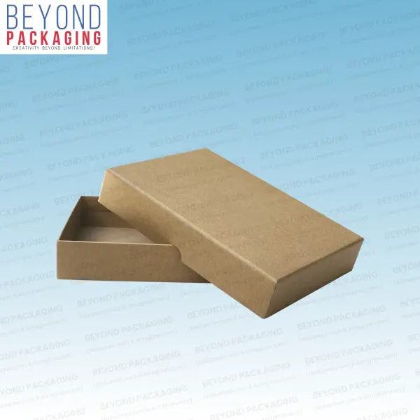 Kraft Rigid Two Piece Lid Boxes