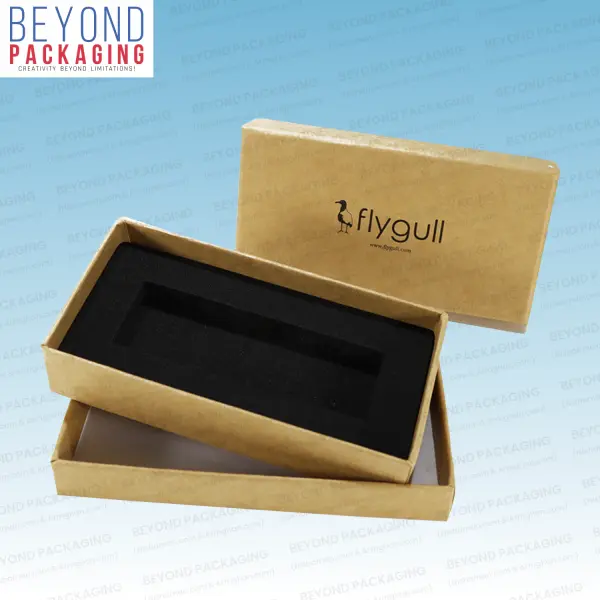 Kraft Rigid Two Piece Lid Boxes