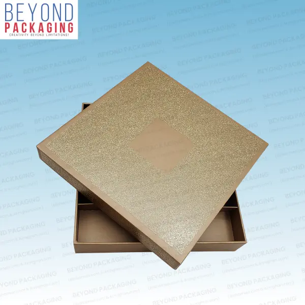 Kraft Rigid Two Piece Lid Boxes