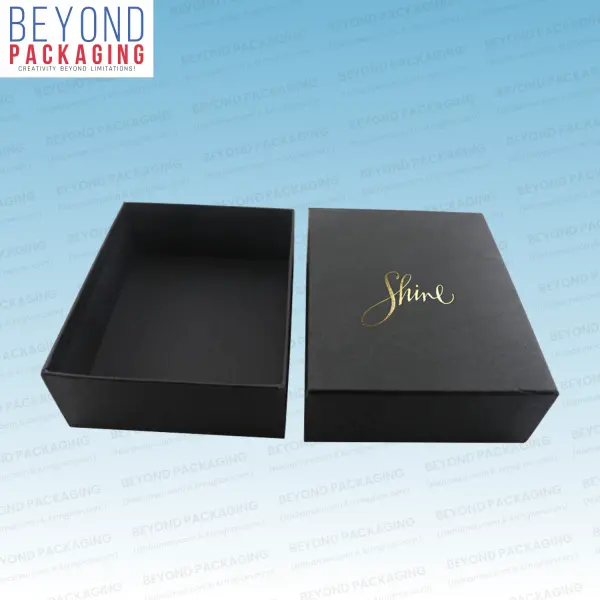 Rigid Gold Foil Boxes