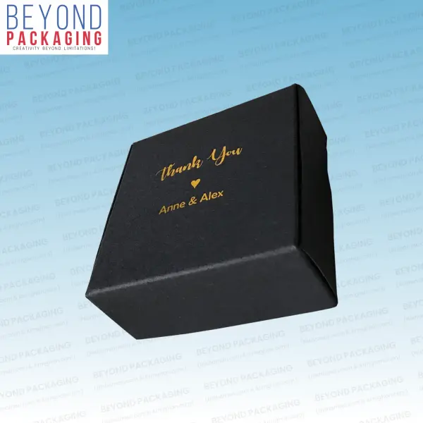 Rigid Gold Foil Boxes