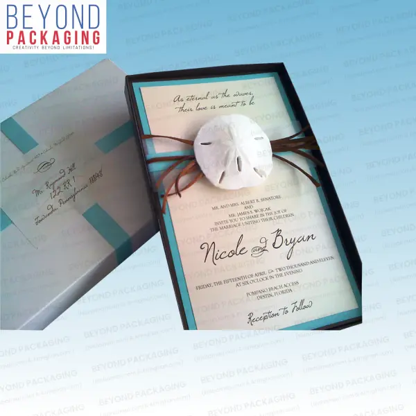 Rigid Wedding Card Boxes