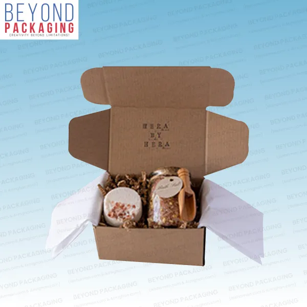 Kraft Corrugated Bath Bomb Boxes