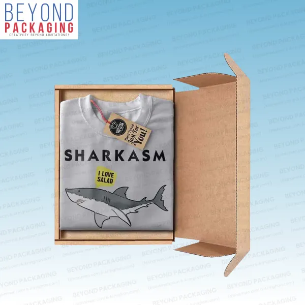 Kraft Corrugated T-shirt Boxes