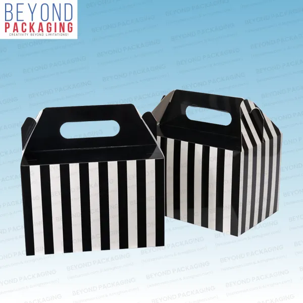 Black & White Gable Boxes