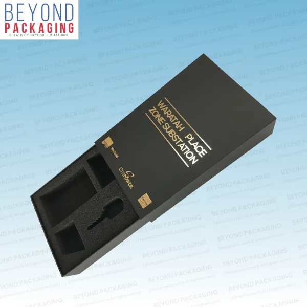 Black Rigid Sleeve Boxes