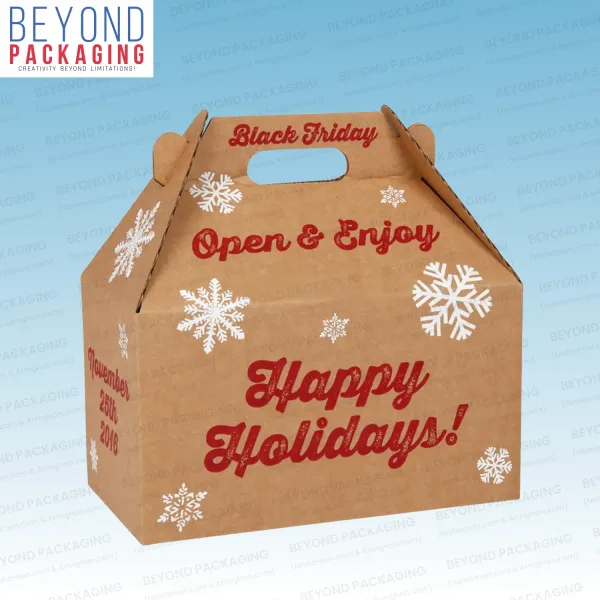 Kraft Gable Boxes
